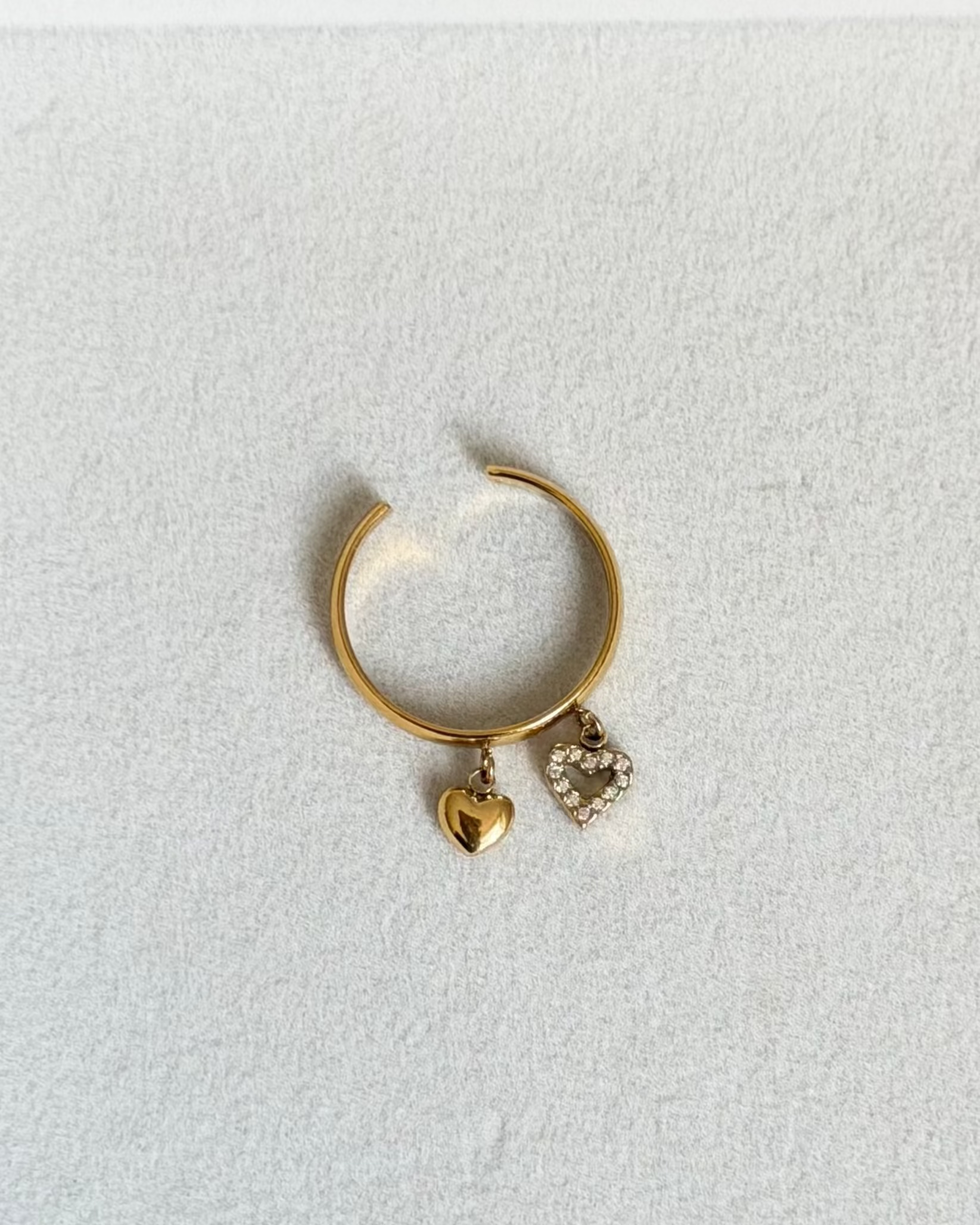 Heart Charm Ring